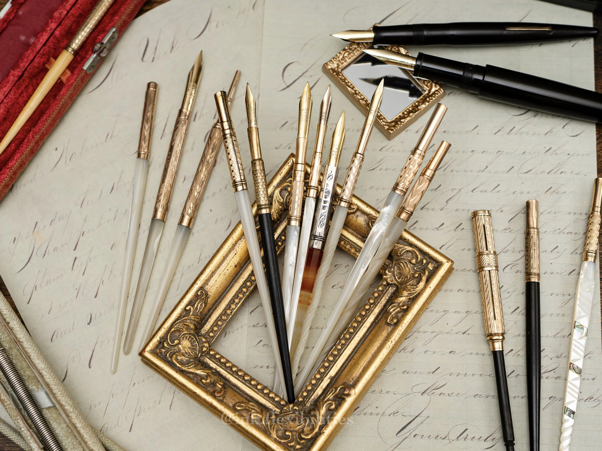 A Brief History of Victorian Era Gold Pens (Gold Nib Dip Pens